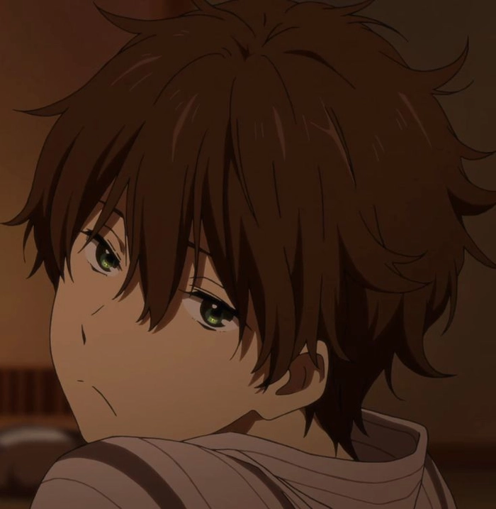 brown anime boy pfp