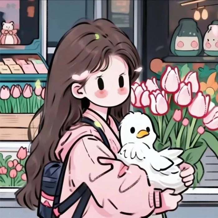brown anime girl pfp