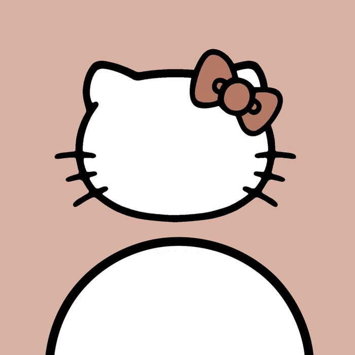 brown hello kitty pfp