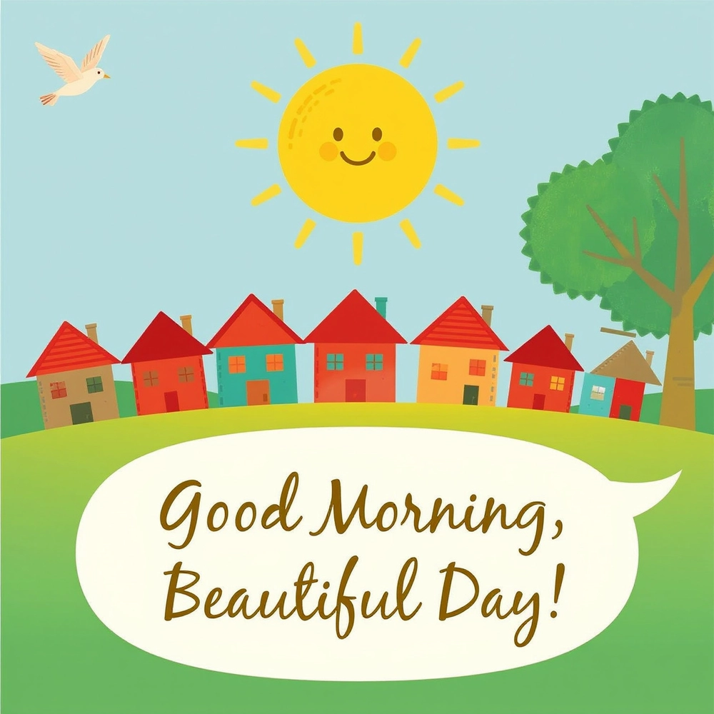 cartoon good morning images with quotes