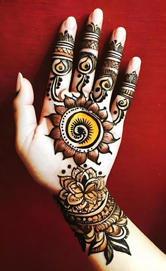 cartoon mehndi designs for hands