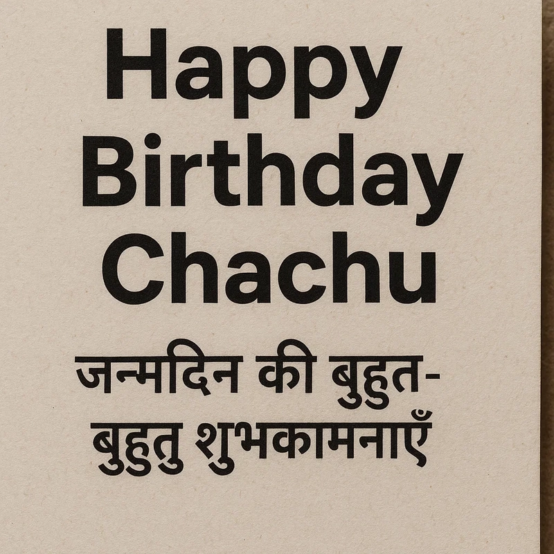 chachu happy birthday wishes for uncle in hindi