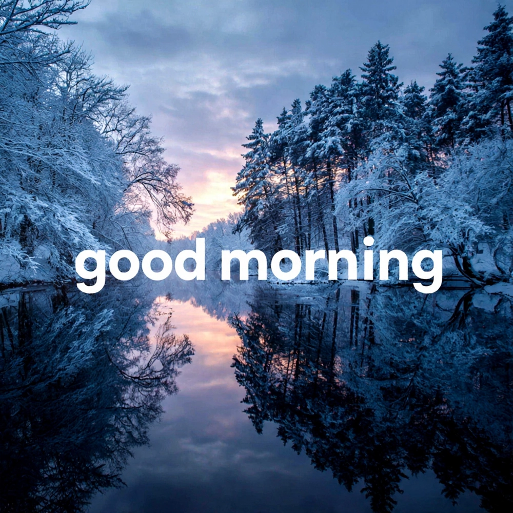 cold winter good morning images