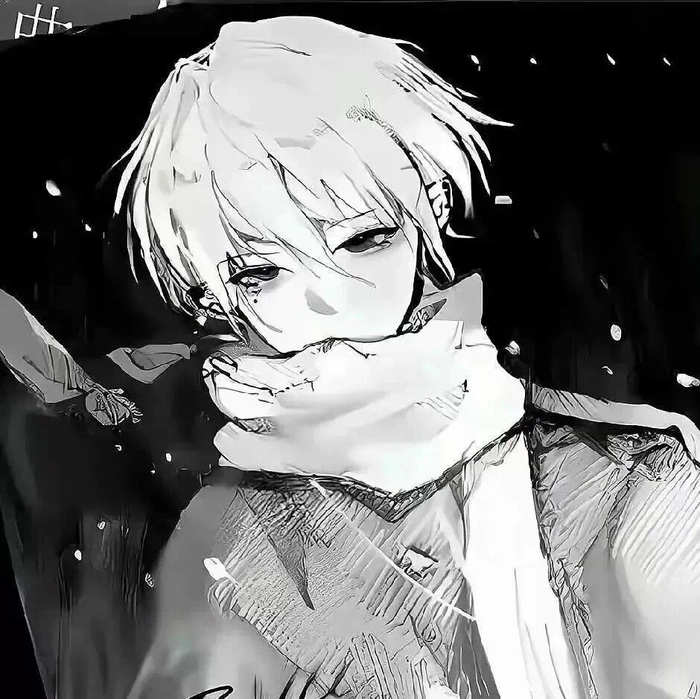 cool black and white pfp