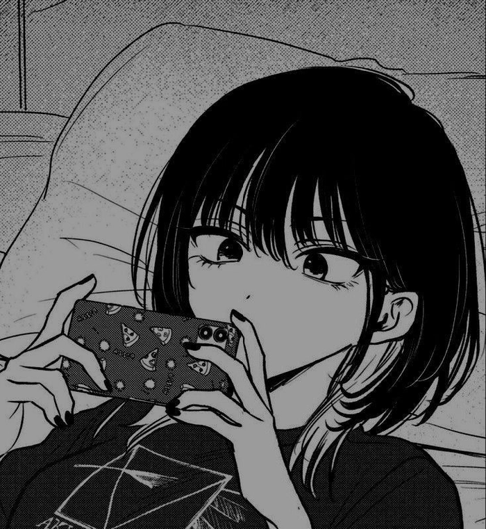 cool gray anime pfp