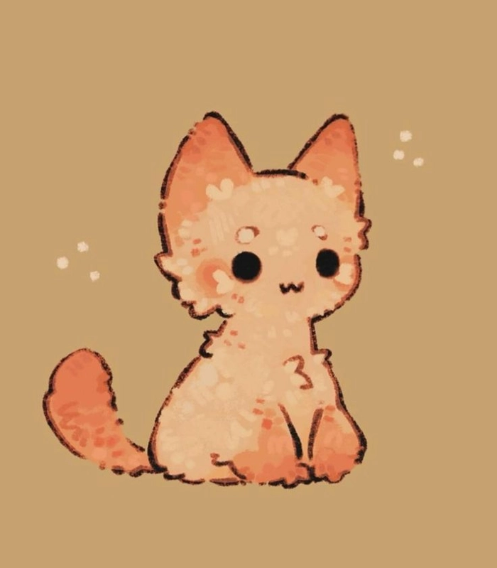 cute aesthetic orange pfp