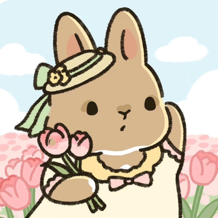 cute brown bunny pfp