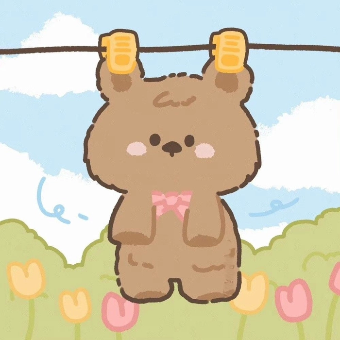 cute brown cartoon pfp