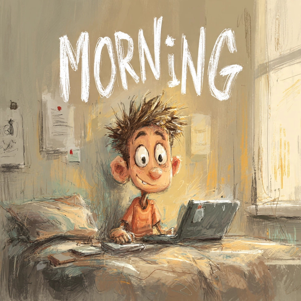 cute cartoon good morning images