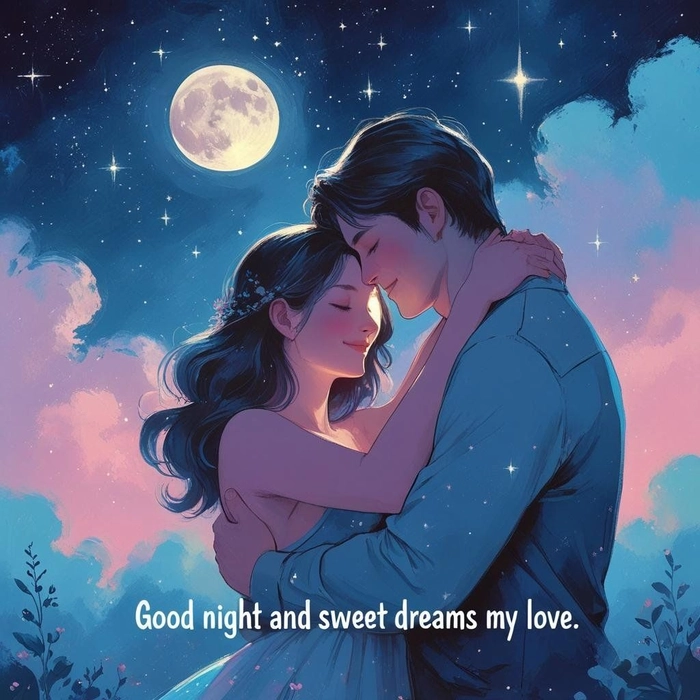 cute good night images for girlfriend