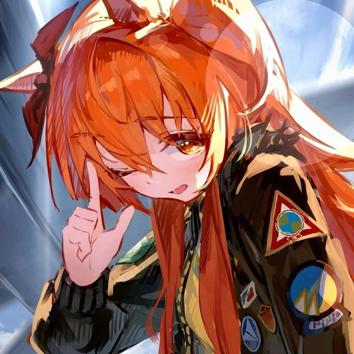 cute orange anime pfp