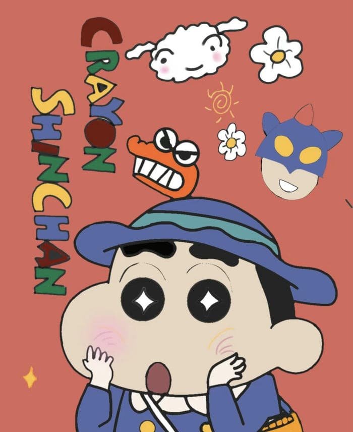 cute shinchan dp image