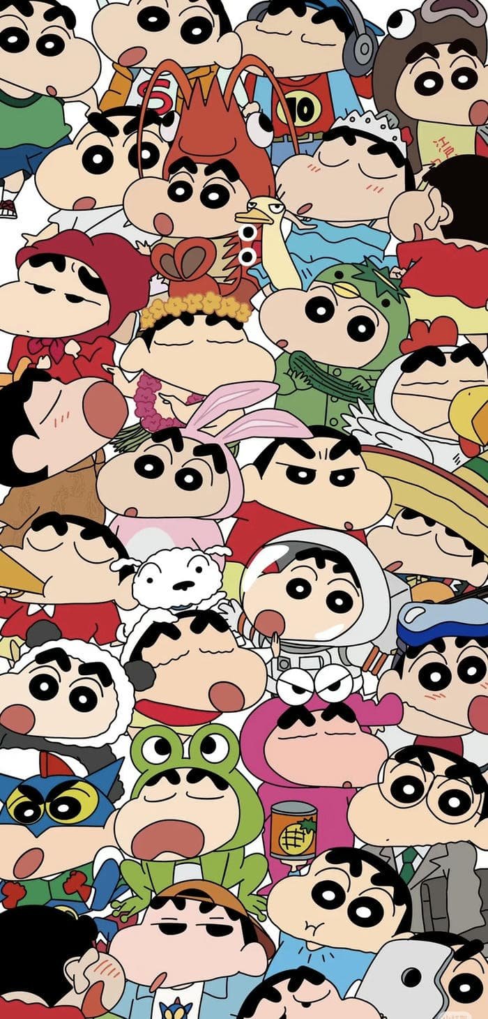cute shinchan dp