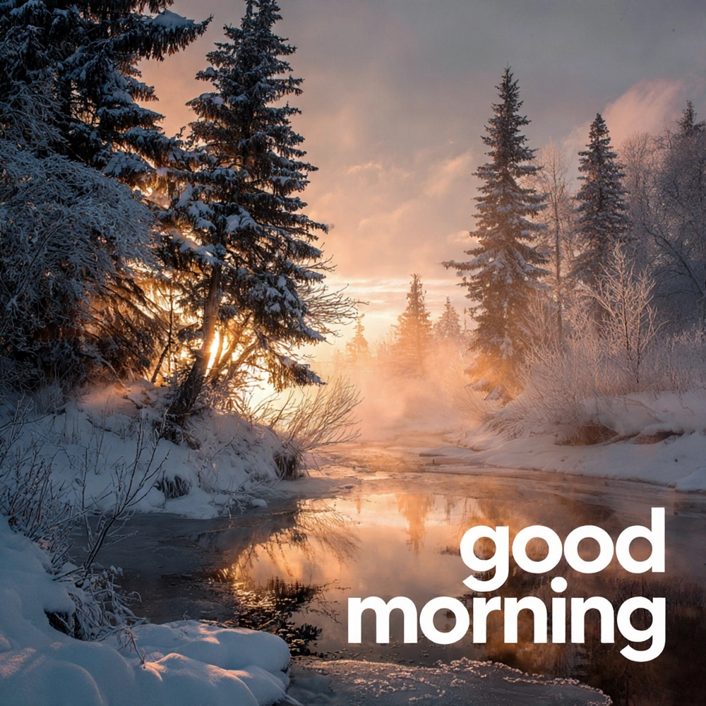cute winter good morning images