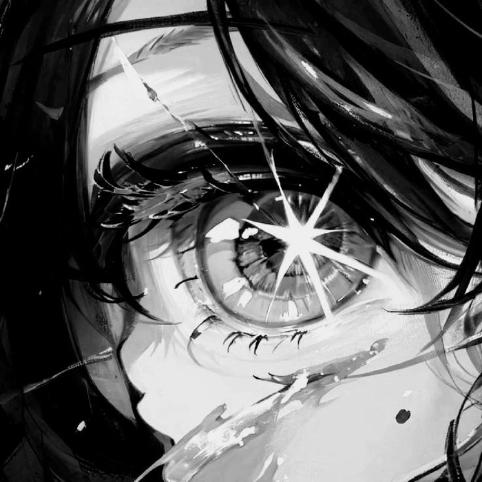 dark gray anime pfp