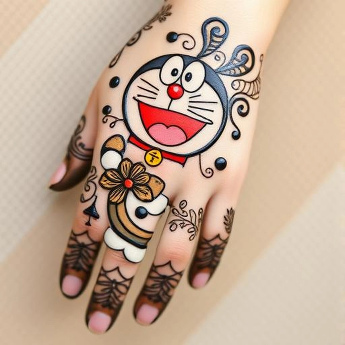 doraemon doraemon mehndi