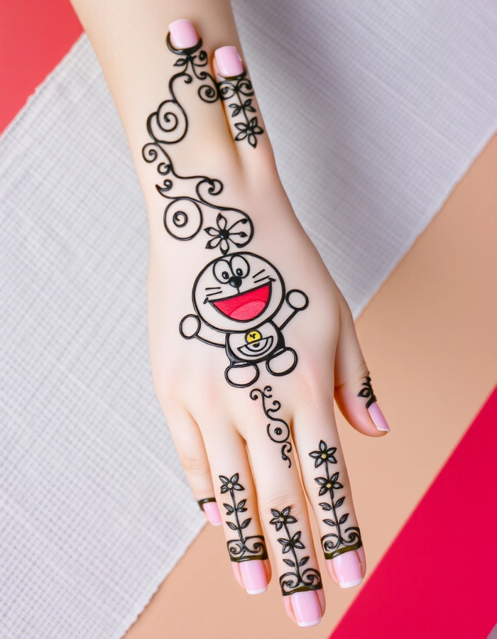 doraemon mehndi