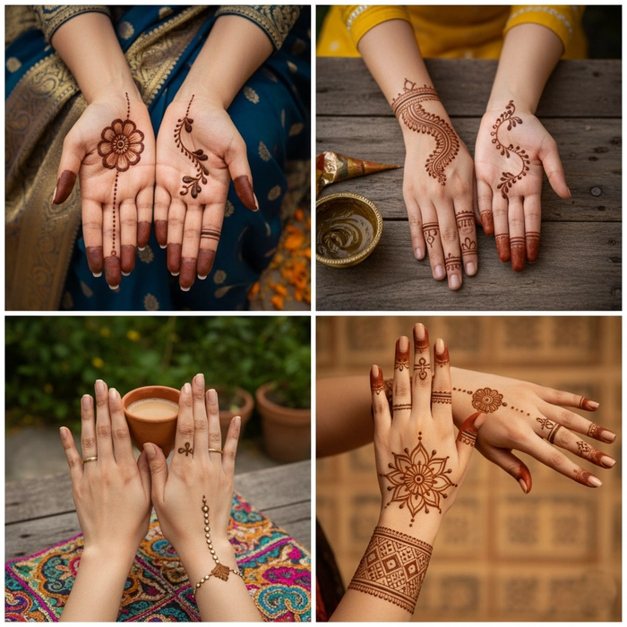 easy and quick mehndi design
