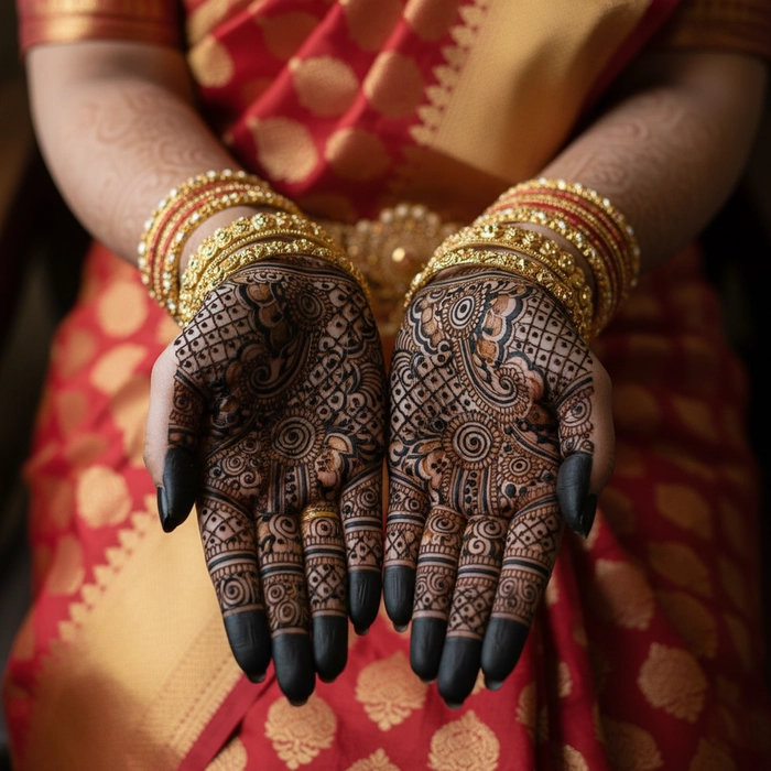front hand kashees mehndi design