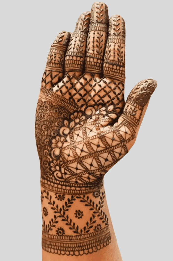 front hand mehndi designs for sawan