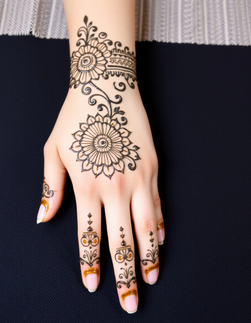 full mehndi designs aage ka
