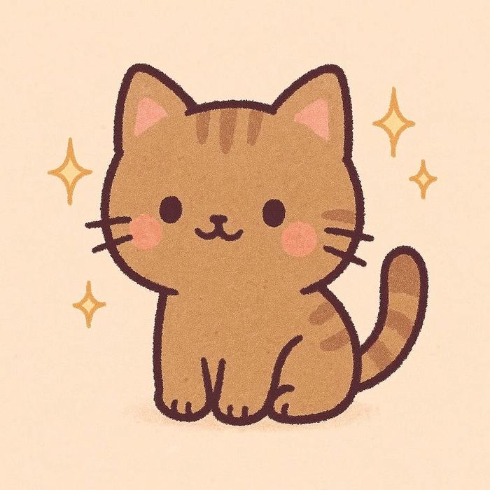 funny brown cat pfp
