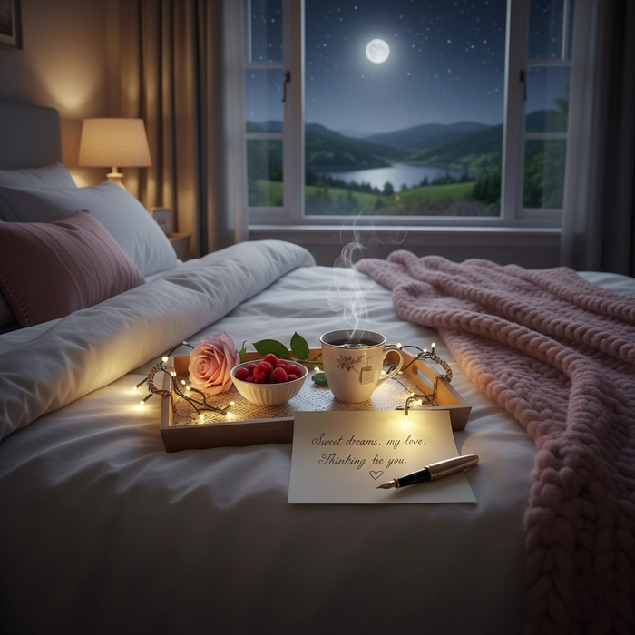 girlfriend good night images