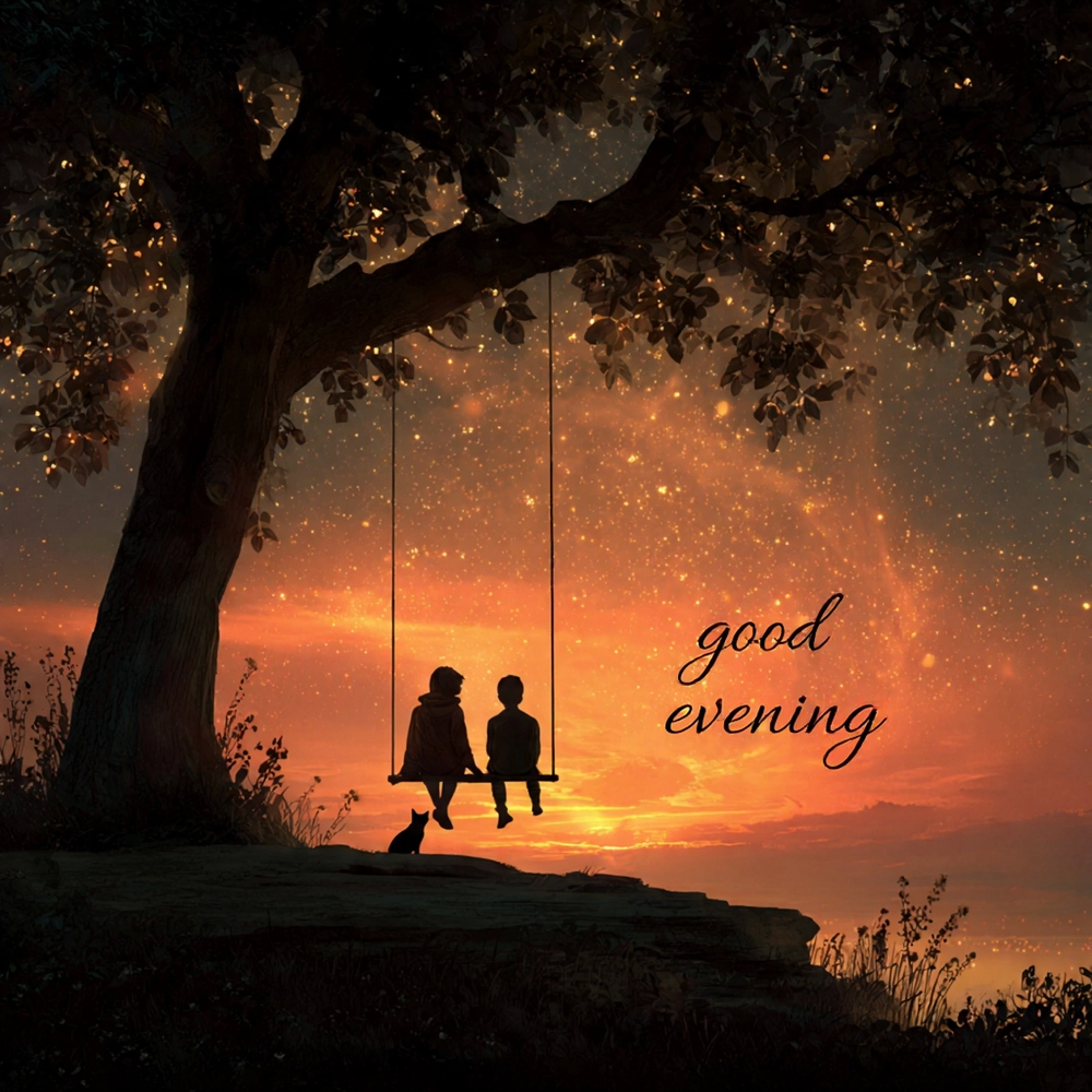 good evening images for friends
