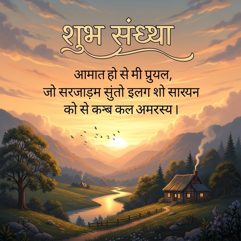 good evening images in hindi with quotes