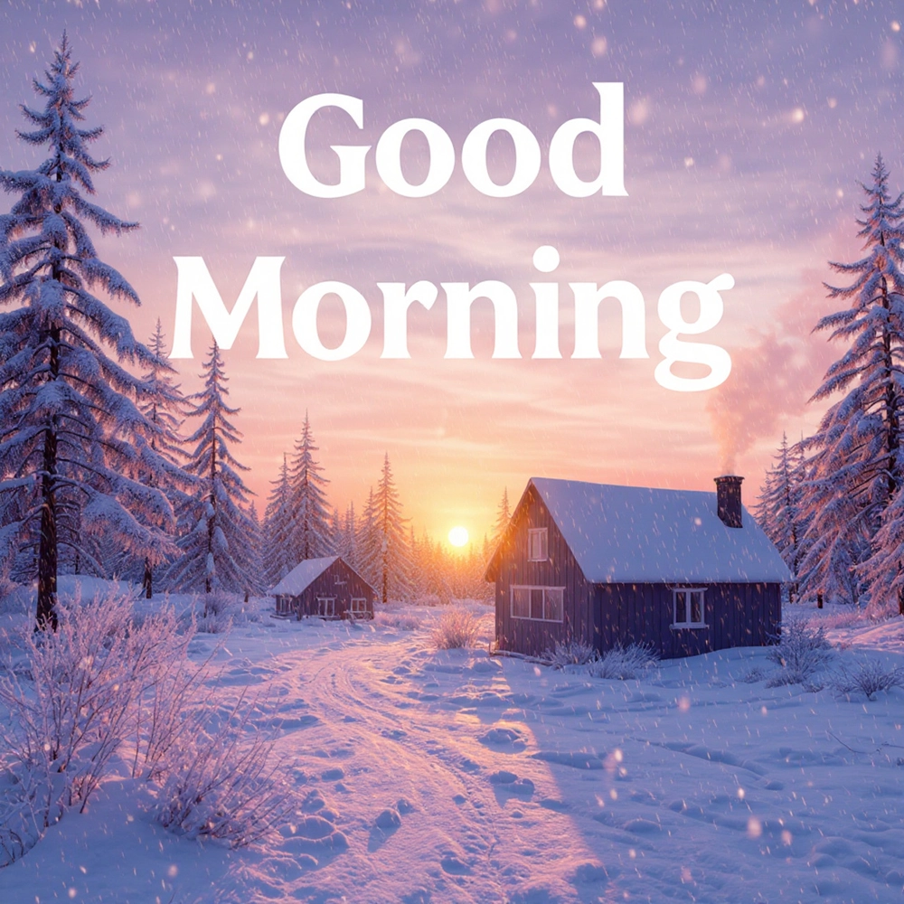 good morning images winter season