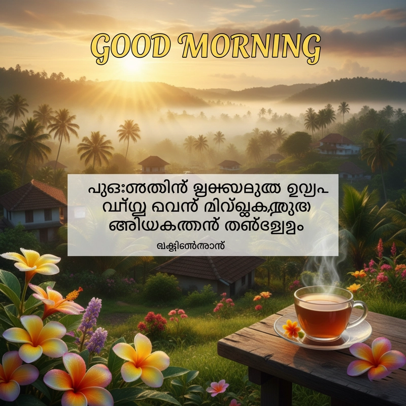 good morning images with bible verses in malayalam