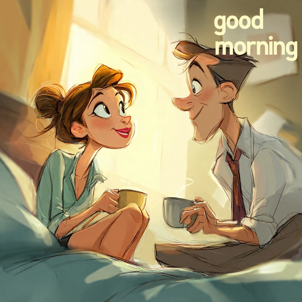 good morning my love cartoon images