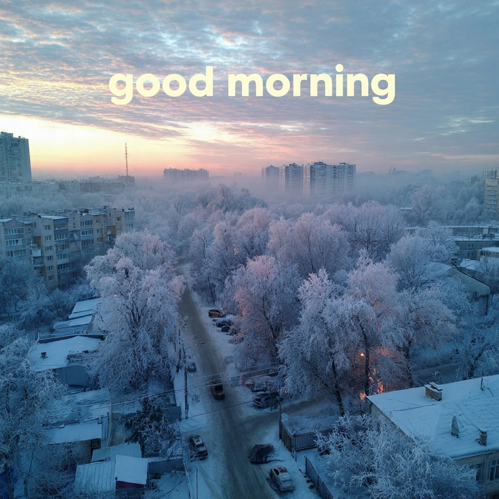 good morning winter image