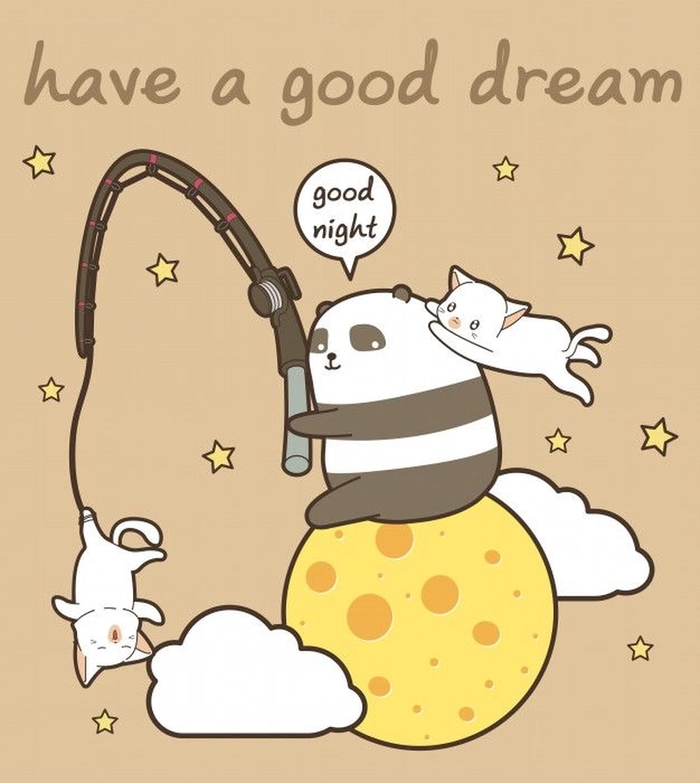 good night cartoon image
