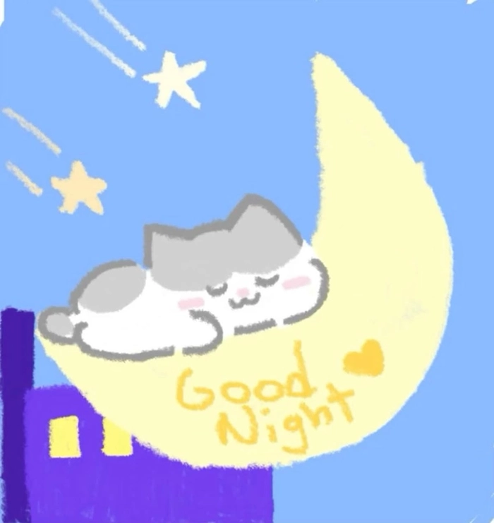 good night cartoon pic