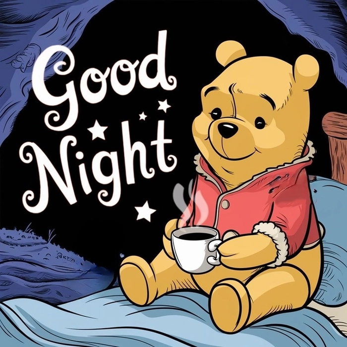 good night cute cartoon