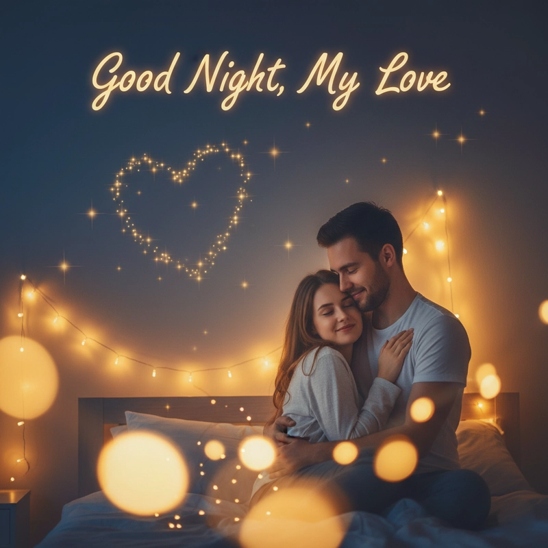good night images in english love