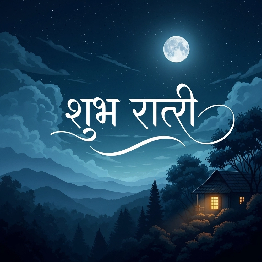 good night images in hindi with quotes