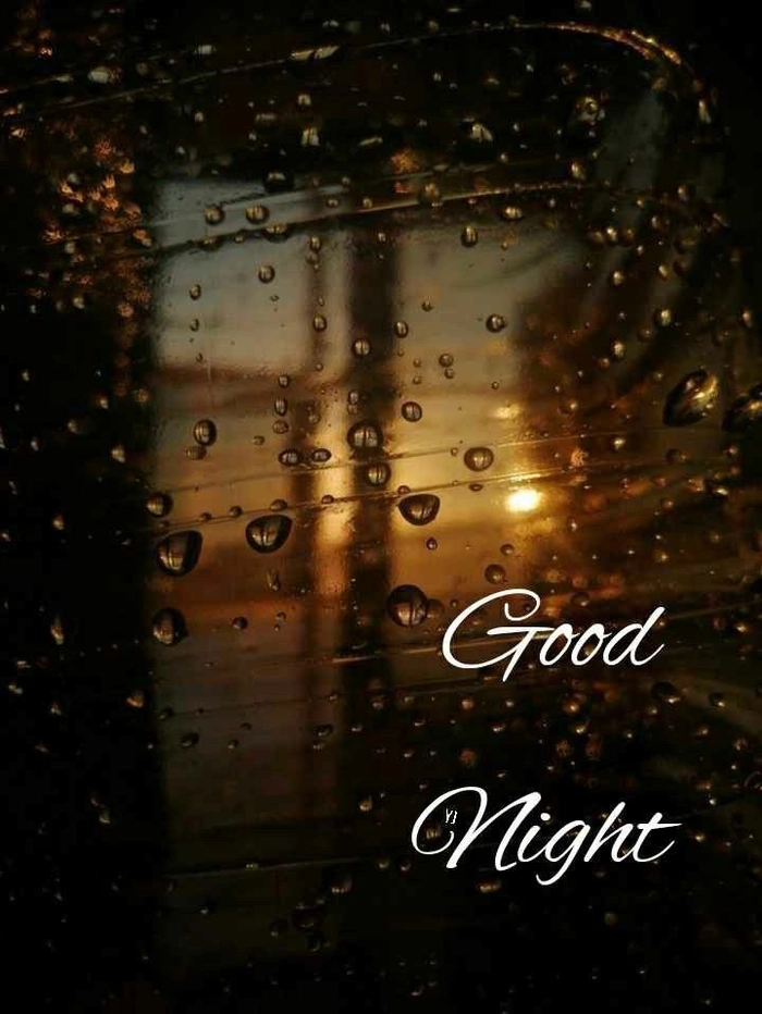 good night images in rainy season