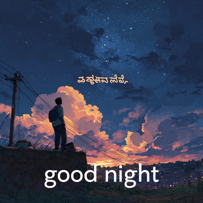 good night images kannada