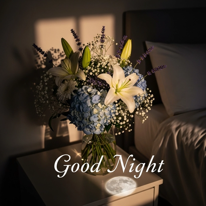 good night images with nature