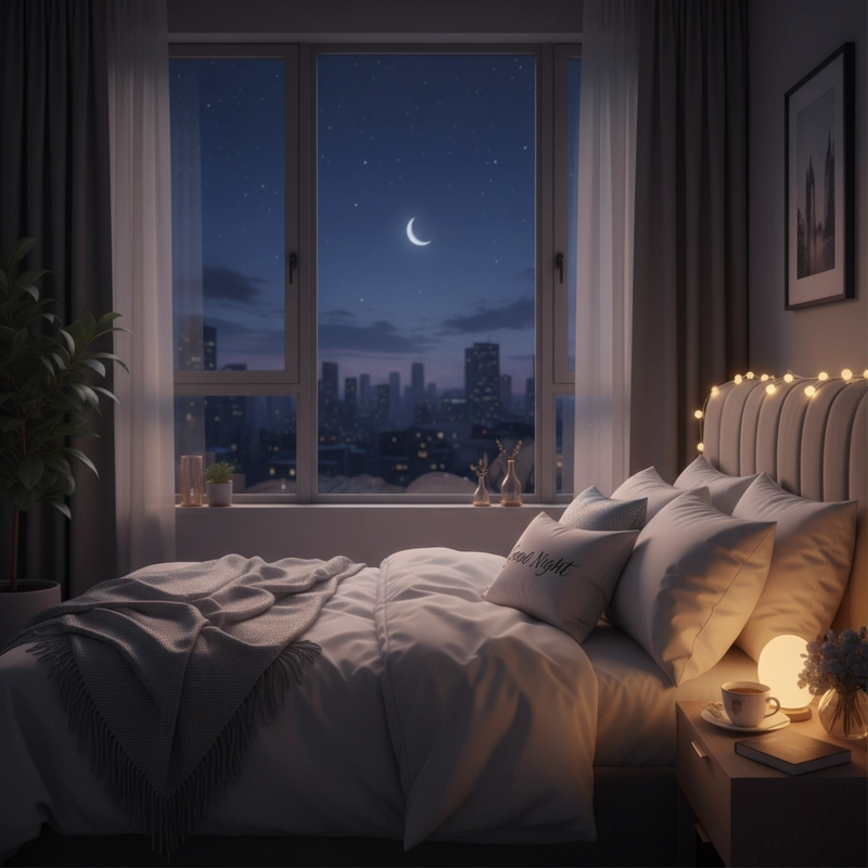 good night in english images