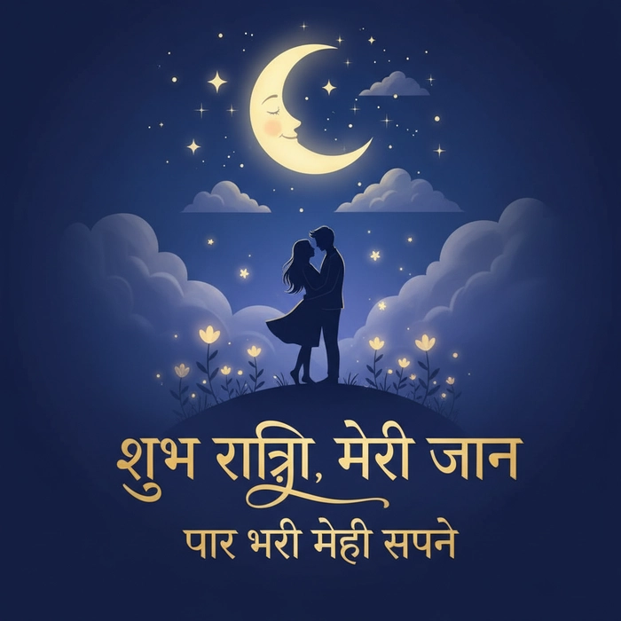 good night love images for girlfriend in hindi