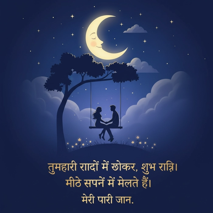 good night love images hindi for girlfriend
