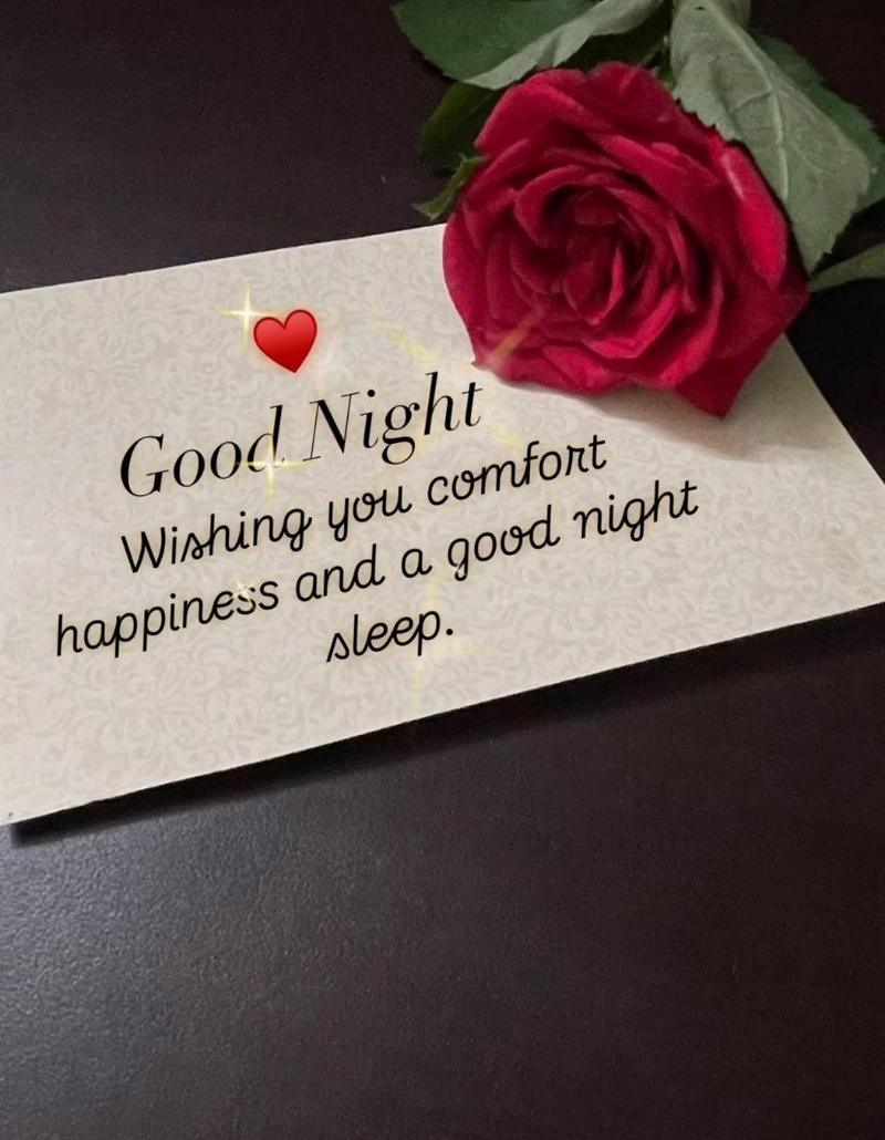 good night romantic images for lover in english
