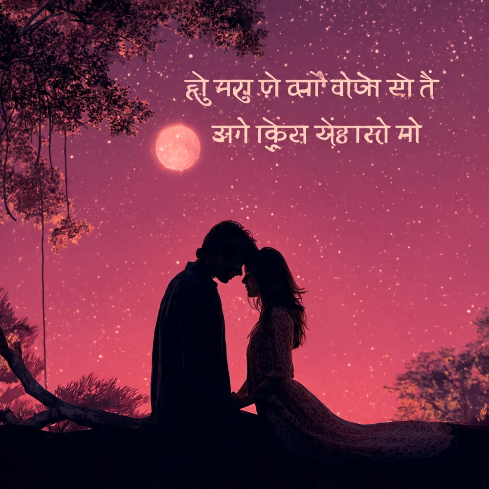 good night romantic images for lover in hindi