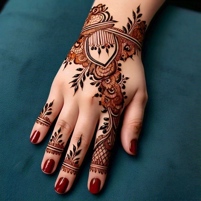 gorgeous henna mehndi design