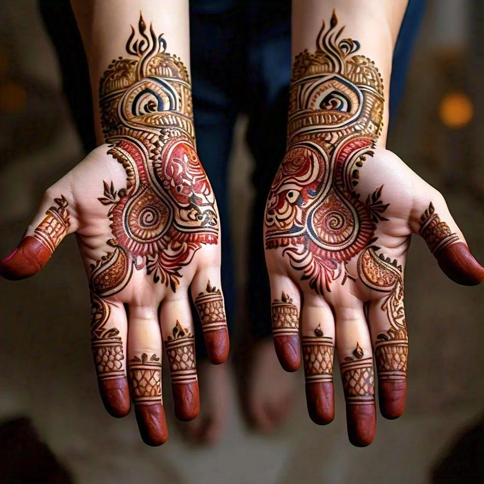 gorgeous mehndi design simple and beautiful