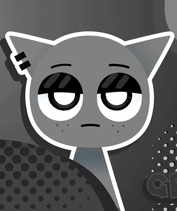gray pfp sprunki