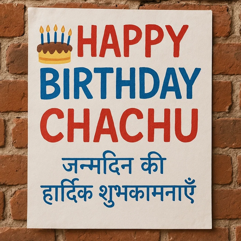 happy birthday for chachu